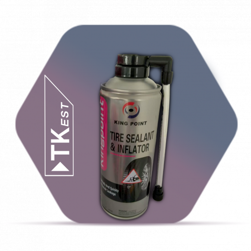 بخاخ إصلاح ونفخ الإطارات – TK Tire Sealant & Inflator بخاخ إصلاح ونفخ الإطارات – TK Tire Sealant & Inflator