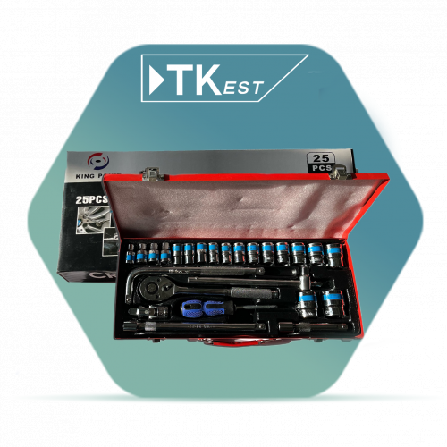 طقم مفاتيح 25 قطعة نيكل – TKest طقم مفاتيح 25 قطعة نيكل – TKest