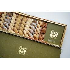 حلويات مغربية.. مكس من الملوزة وغريبة الجوز و غربية جوز الهند و وغريبة البهله باللوز والسمسم والفقاص المغربي/ عدد القطع 66