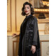 عباية مخملية راقية باللون الأسود 