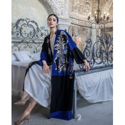 عباية زرقاء مميزة جداً 