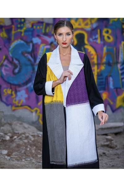 عباية شتوية ملونة 
