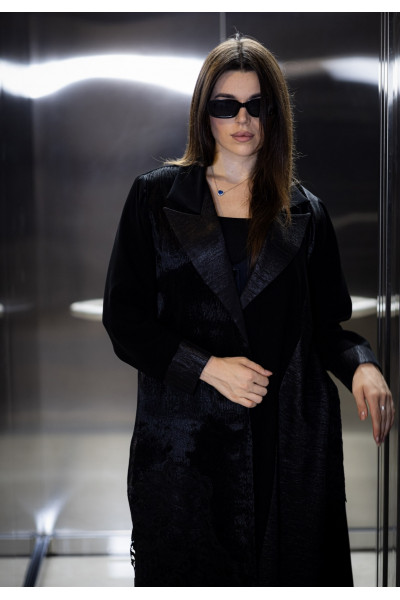 عباية عملية بإضافة الدانتيل و الشيفون و الكريب الإيطالي الراقي 