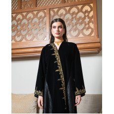  عباية الأسود المذهب الفاخر