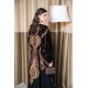 Luxury Brown Velvet Abaya with Elegant Eastern Embroidery Luxury Brown Velvet Abaya with Elegant Eastern Embroidery