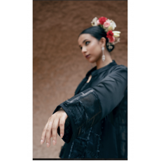 عباية الشك الأسود الفخم