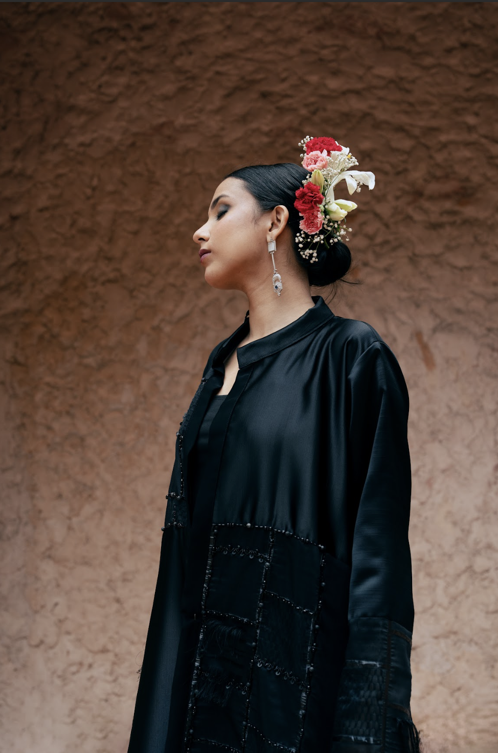 عباية الشك الأسود الفخم