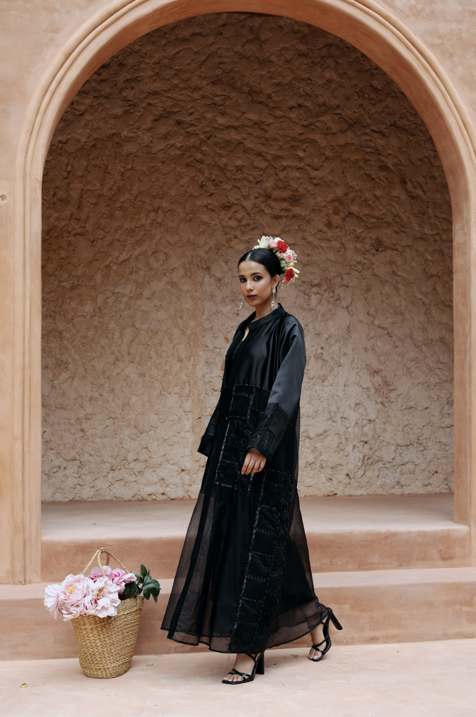 عباية الشك الأسود الفخم