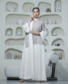 عباية بيضاء يومية و راقية
