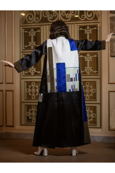 عباية شتوية راقية من الجلد الفاخر 