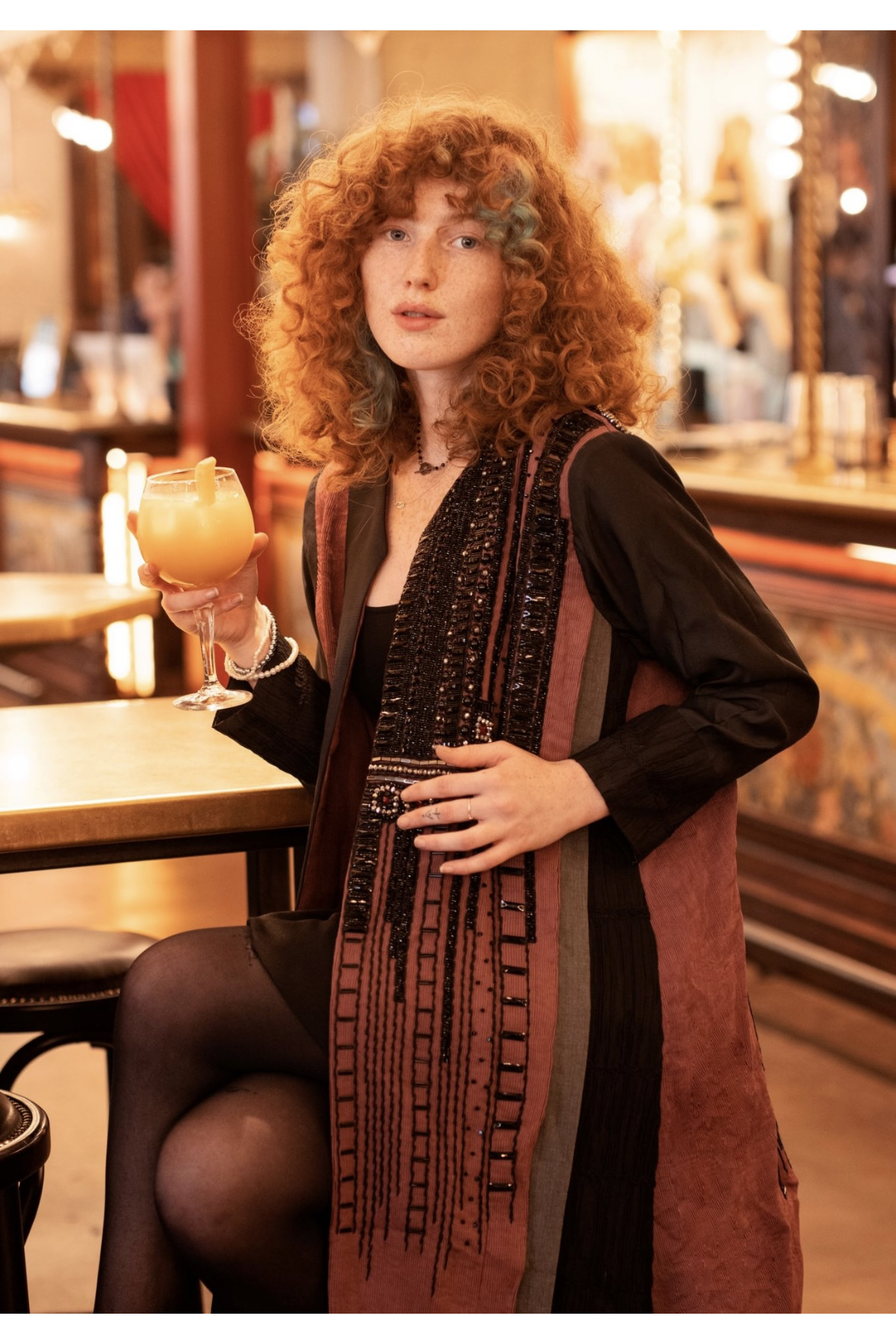 عباية شتوية مميزة بالشك