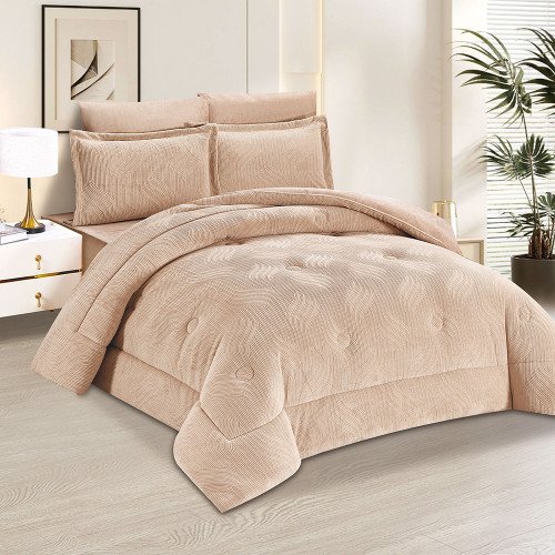 مفرش شتوي مخمل 4 قطع نفر مفرش شتوي مخمل 4 قطع نفر