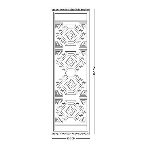 سجادة تركي مودرن 400×100 سم سجادة تركي مودرن 400×100 سم