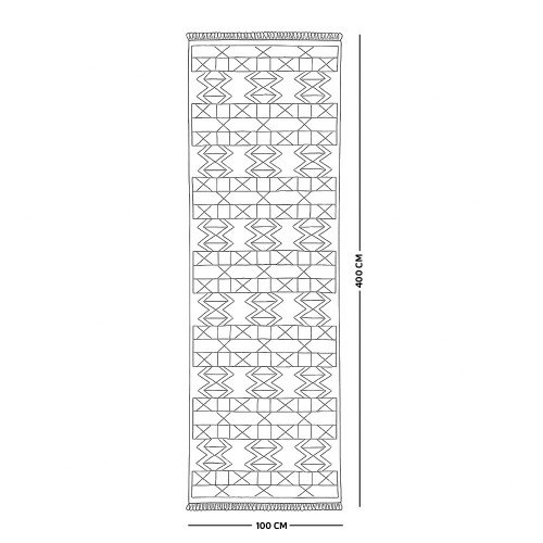 سجادة تركي مودرن 400×100 سم سجادة تركي مودرن 400×100 سم
