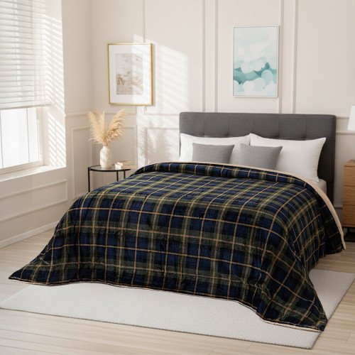 بطانية نيوم فرو فاخرة بملمس مخملي 200×230 سم