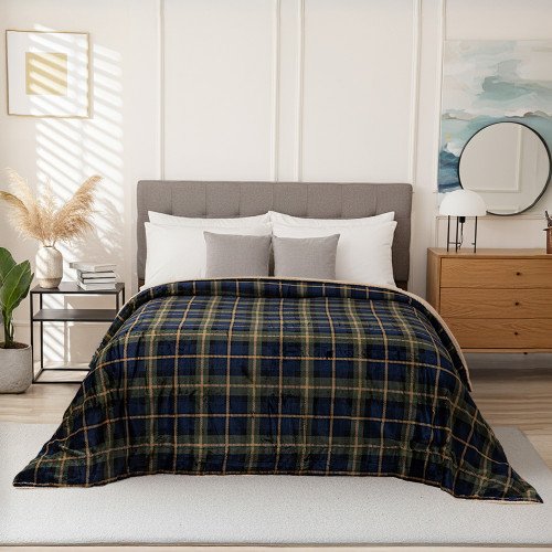 بطانية نيوم فرو فاخرة بملمس مخملي 200×230 سم