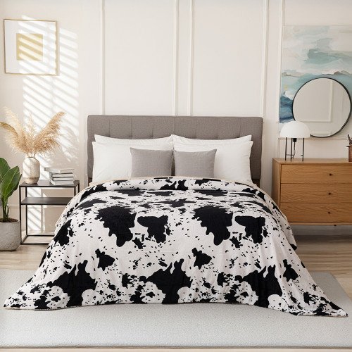 بطانية نيوم فرو فاخرة بملمس مخملي 200×230 سم