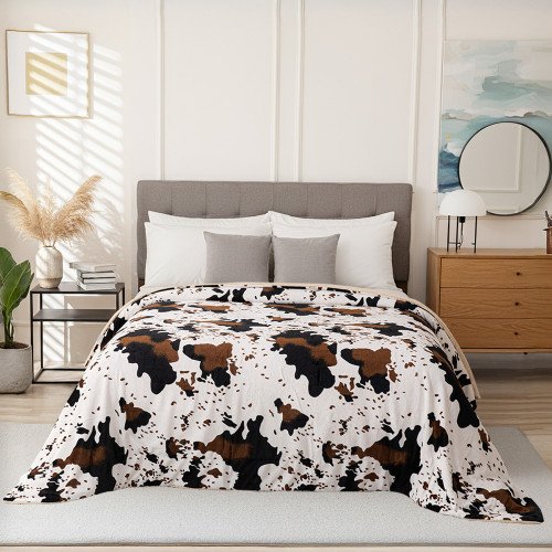 بطانية نيوم فرو فاخرة بملمس مخملي 200×230 سم