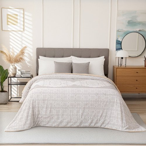 بطانية نيوم فرو فاخرة بملمس مخملي 200×230 سم