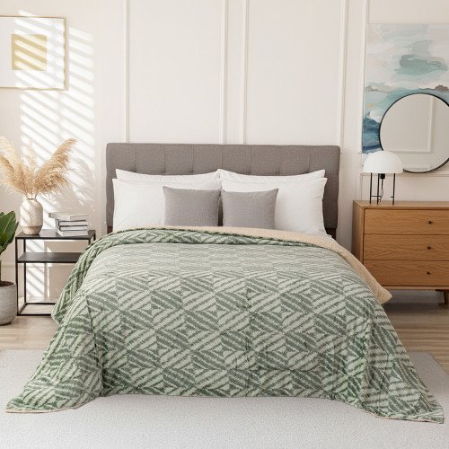 بطانية نيوم فرو فاخرة بملمس مخملي 200×230 سم