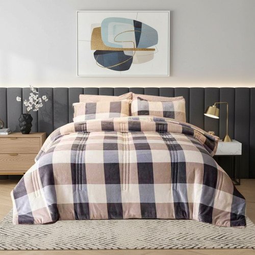 مفرش نيوم شتوي مخمل 6 قطع نفرين مفرش نيوم شتوي مخمل 6 قطع نفرين