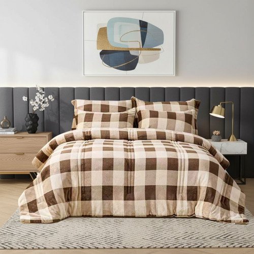 مفرش نيوم شتوي مخمل 6 قطع نفرين مفرش نيوم شتوي مخمل 6 قطع نفرين