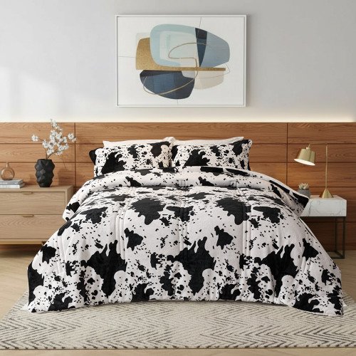 مفرش شتوي مخمل نيوم 6 قطع نفرين مفرش شتوي مخمل نيوم 6 قطع نفرين