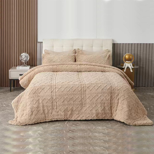 مفرش نيوم شتوي مخمل 4 قطع نفر مفرش نيوم شتوي مخمل 4 قطع نفر