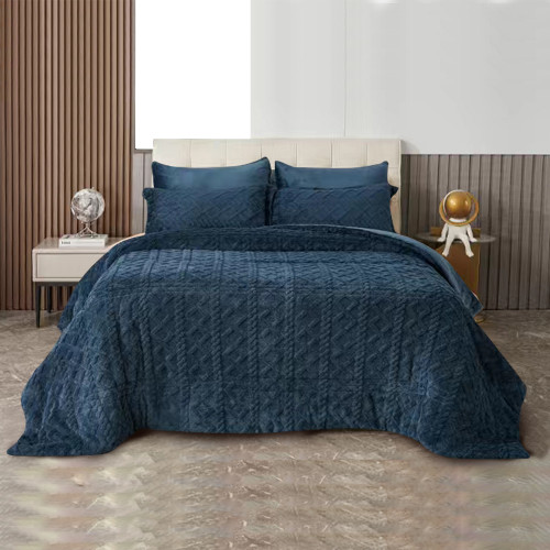 مفرش نيوم شتوي مخمل 4 قطع نفر مفرش نيوم شتوي مخمل 4 قطع نفر