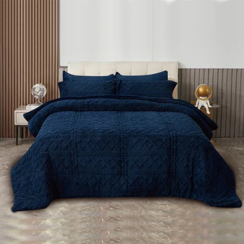 مفرش نيوم شتوي مخمل 4 قطع نفر مفرش نيوم شتوي مخمل 4 قطع نفر