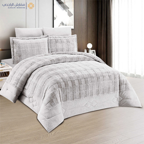 مفرش شتوي مخمل 6 قطع نفرين مفرش شتوي مخمل 6 قطع نفرين