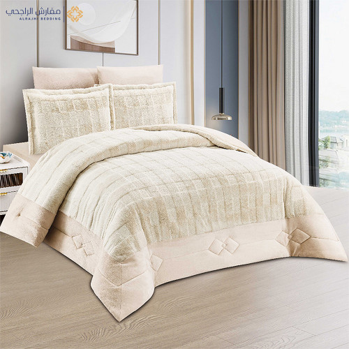 مفرش شتوي مخمل 6 قطع نفرين مفرش شتوي مخمل 6 قطع نفرين