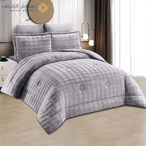 مفرش شتوي مخمل 6 قطع نفرين مفرش شتوي مخمل 6 قطع نفرين