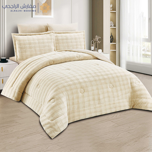 مفرش شتوي مخمل 4 قطع نفر مفرش شتوي مخمل 4 قطع نفر