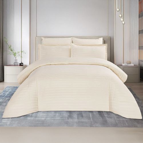 مفرش  فندقي سحاب 5 قطع نفر