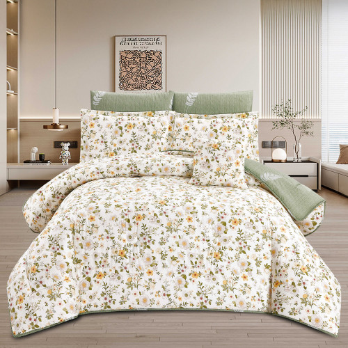 مفرش قطن 7 قطع نفرين