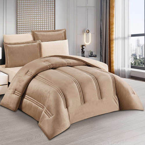 مفرش شتوي مخمل 4 قطع نفر مفرش شتوي مخمل 4 قطع نفر