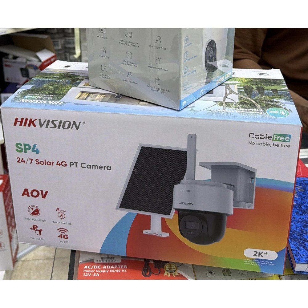 كاميرا طاقة شمسية هكفجن 2k 