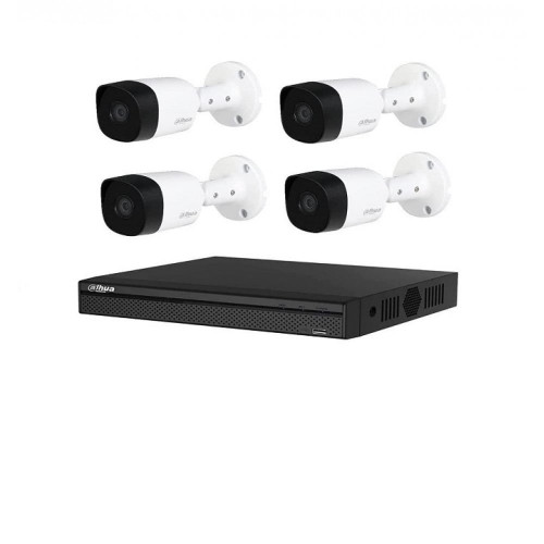 بكج 4 كاميرات 2 ميقا  مع الرسيفر والهاردسك