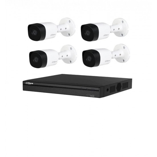 بكج 4 كاميرات 2 ميقا  مع الرسيفر والهاردسك