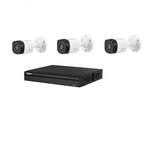 بكج 3 كاميرات 2 ميقا مع الرسيفر والهاردسك