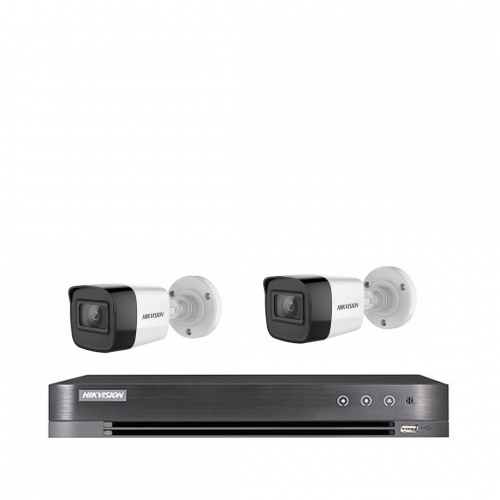 بكج أعمال 2 كاميرات ip  دقة 8 ميقا مع الجهاز والهاردسك