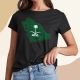 Saudi Map with ornate Arabic letters T-shirt