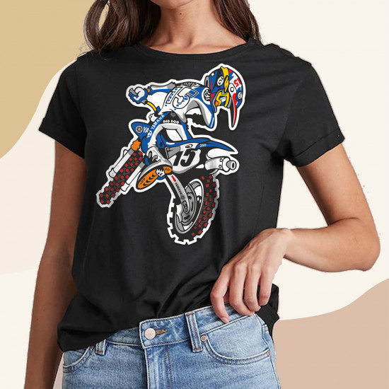 تيشيرت دراجة نارية صحراوي 2