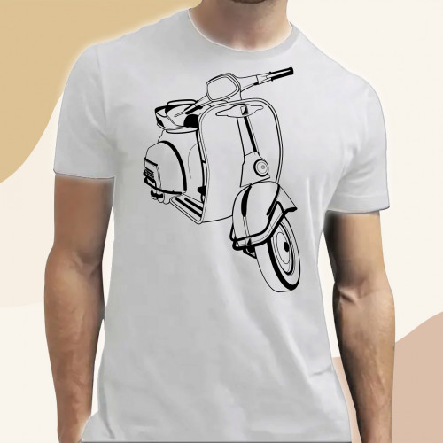 تيشيرت دراجة نارية فيسبا