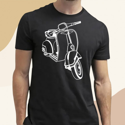 تيشيرت دراجة نارية فيسبا