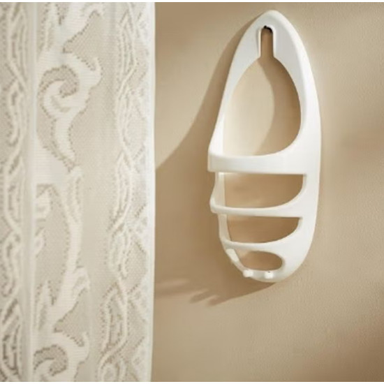 سلّة معلقة من فانس - 43x19x9 سم أبيض سلّة معلقة من فانس - 43x19x9 سم أبيض