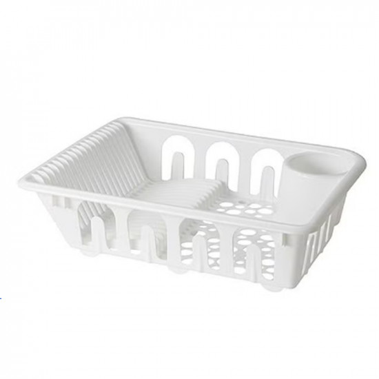 مجففة أطباق من بلاستيك البولي بروبيلين أبيض 46x36x12 سم