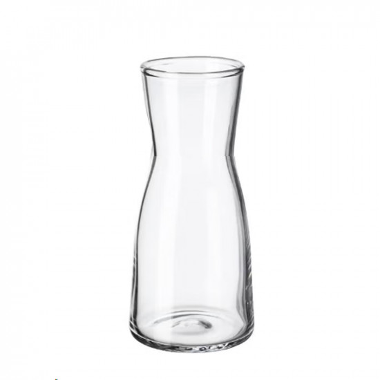 فازة زجاج شفاف 20 سم