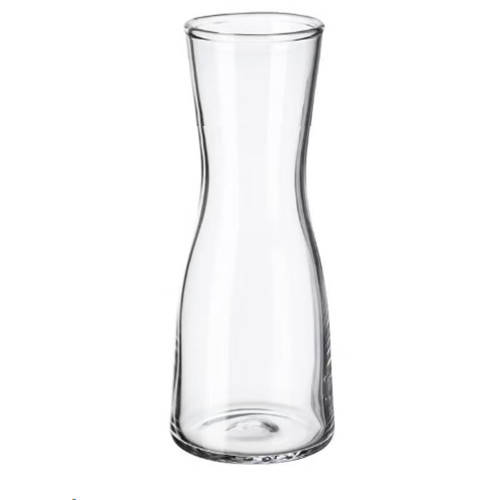 فازة زجاج شفاف 30 سم